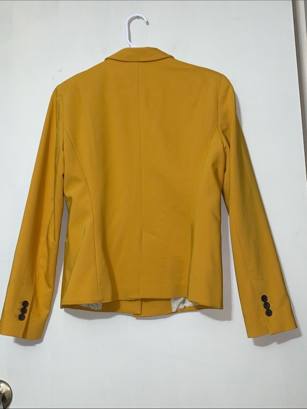 Zara Mustard Yellow Single-Button Blazer - Picture 2 of 7
